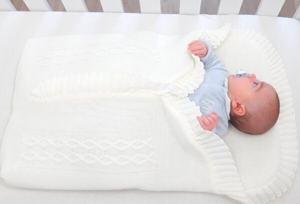 Gigoteuse tricot blanche