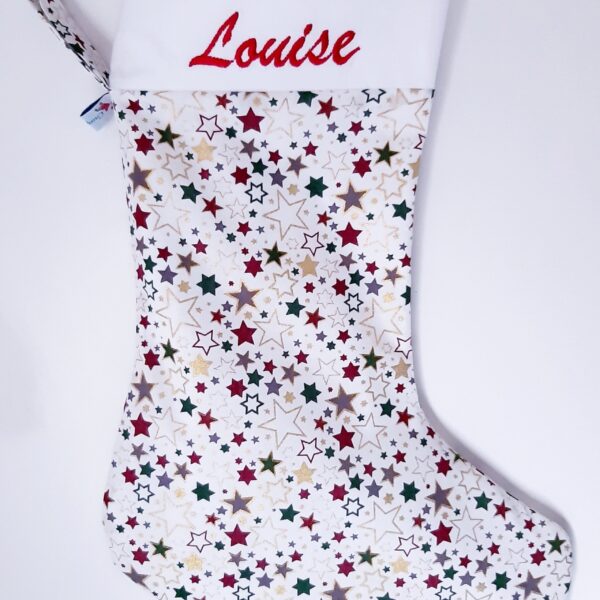 Botte de Noel Fait main Brodée