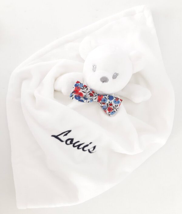 Doudou duo Liberty Wiltshire Rouge