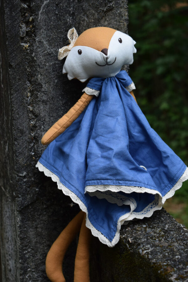 Poupée bio renard personnalisable