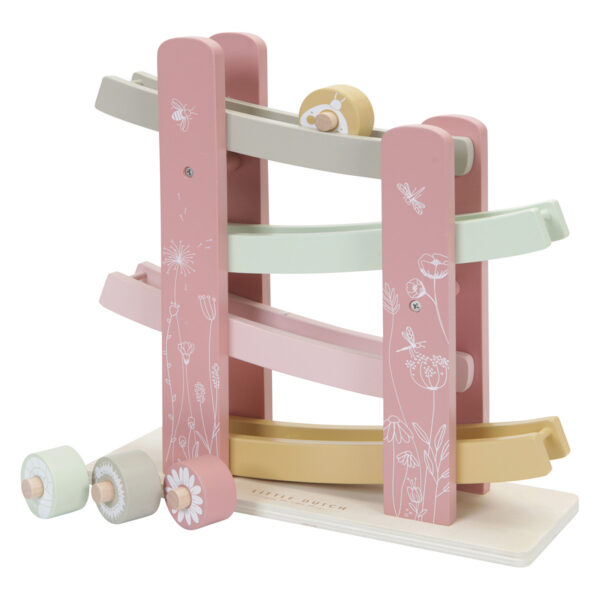 Circuit de voitures rose Little Dutch