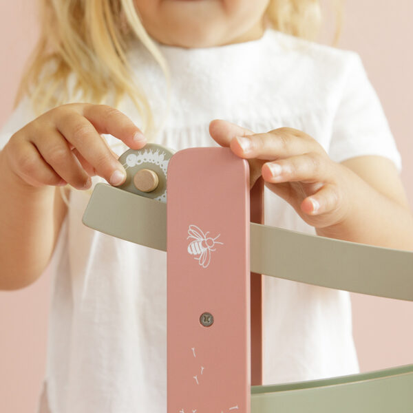 circuit flowers en bois rose