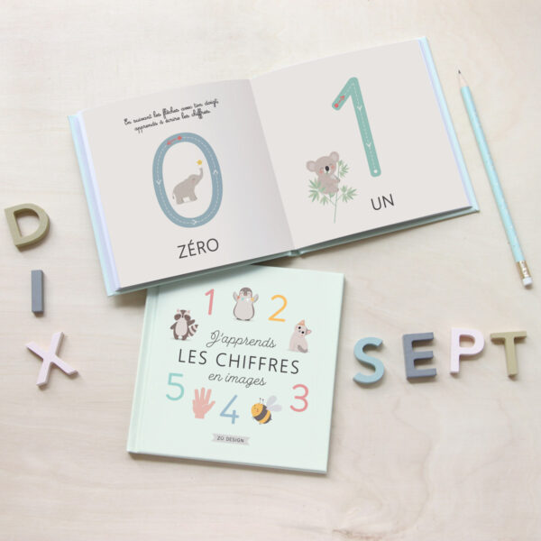 livre pour apprendre les chiffres en images