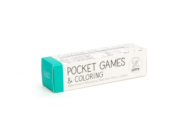 jeu de poche à colorier city de chez omy