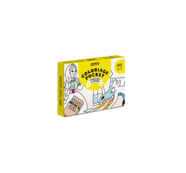 Kit de coloriage princesses d chez OMY