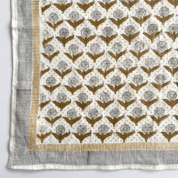 Apaches Collections - Grand foulard Latika | Lotus désert