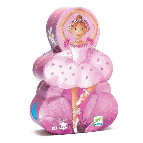 Djeco - Puzzle ballerine à la fleur