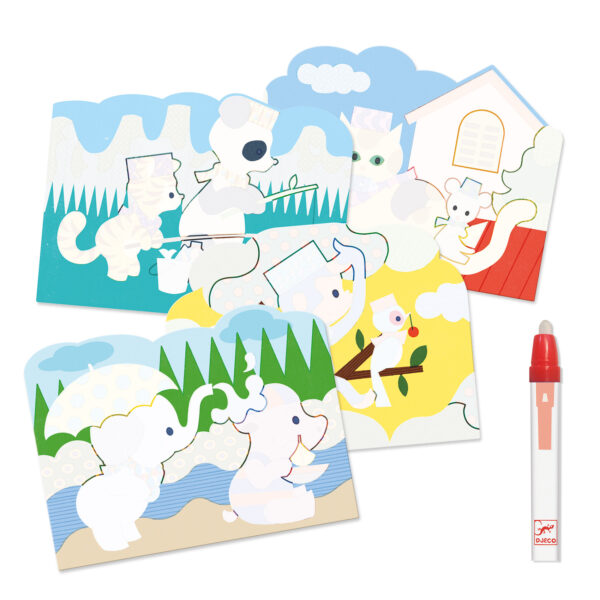Coloriage avec stylo magique de la marque Djeco