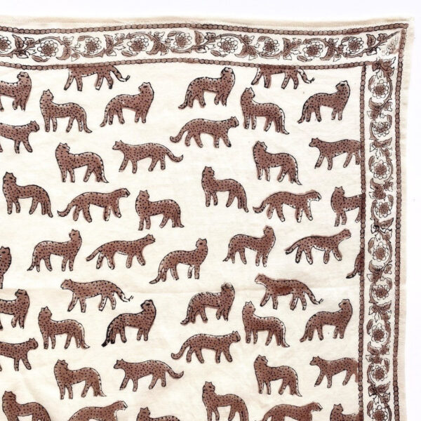 Apaches Collections - Grand foulard Latika | bengale latte