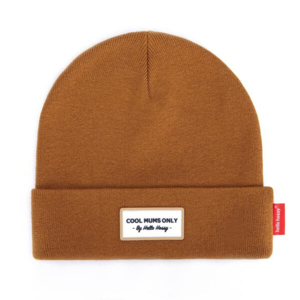 Bonnet Hello hossy marron maman