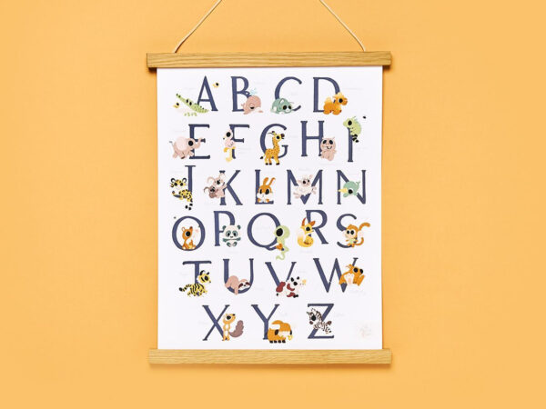 Affiche apprendre l'abc