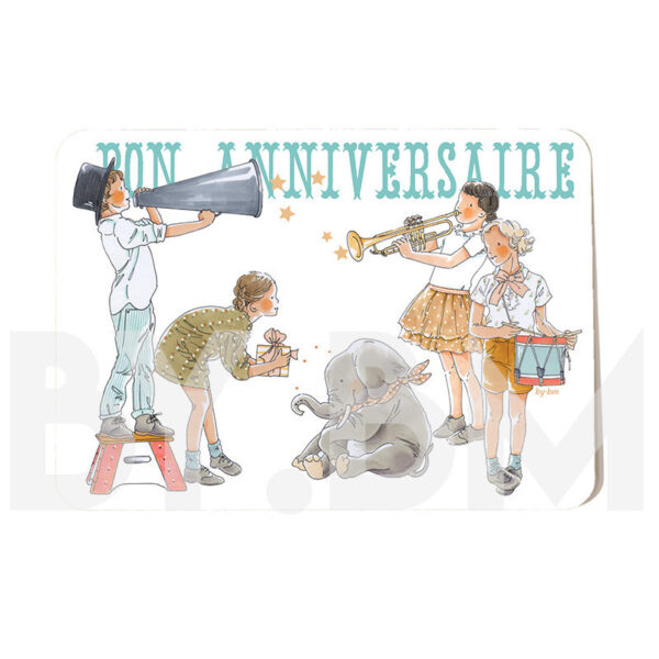 Carte d'anniversaire