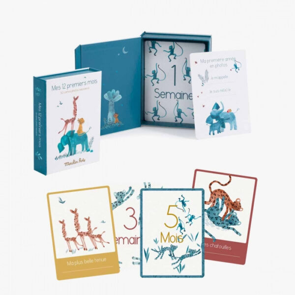 cartes étapes pour immortaliser les grandes étapes de bébé