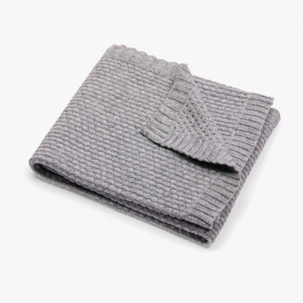 couverture en laine mixte grise moulin roty