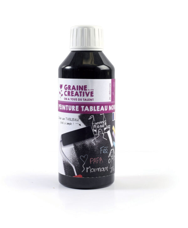 Peinture pour créer des tableaux noirs Graine Créative