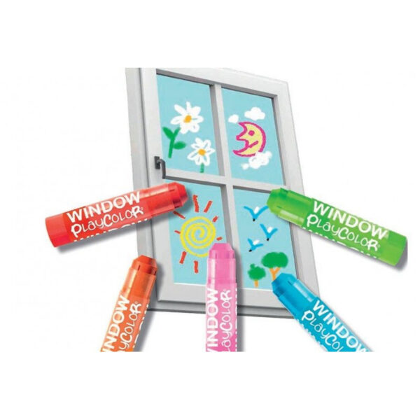Coloriez sur les vitres et nettoyez facilement avec un chiffon humide