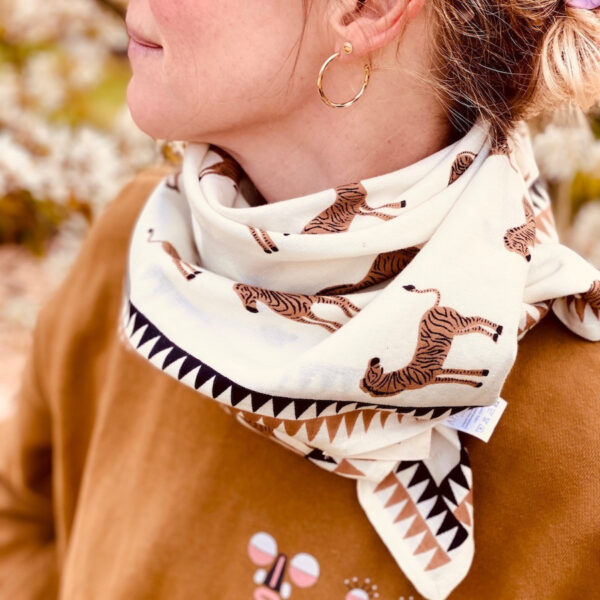 foulard zebre femme apaches collections