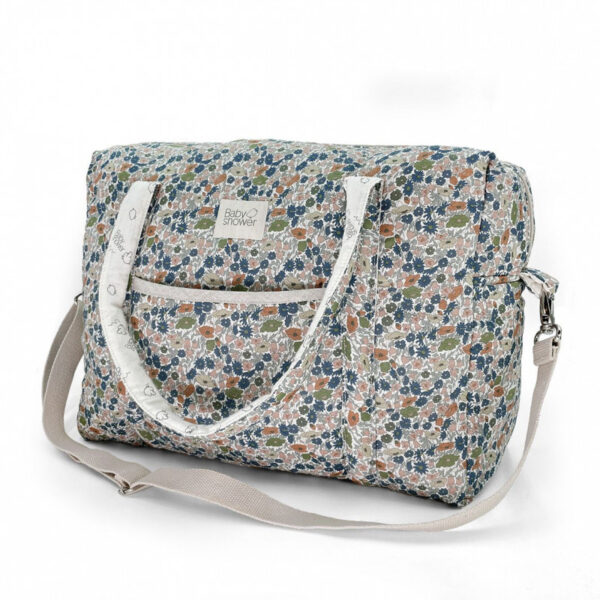 Sac à langer liberty poppies de babyshower