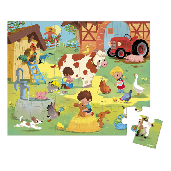 Puzzle Une journée à la ferme