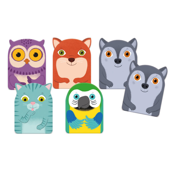 jeu de paires animaux pour les tout-petits little family de djeco