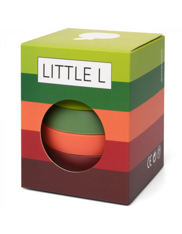 Little L pomme composée de 5 pièces à empiler