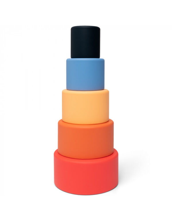 pyramide à empiler en silicone Little L