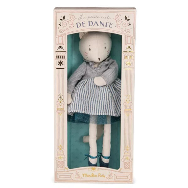 Grande poupée chat Célestine présentée dans un joli coffret Moulin Roty