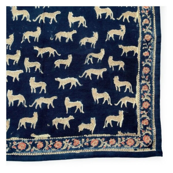 Apaches collections - petit foulard manika bengale minuit