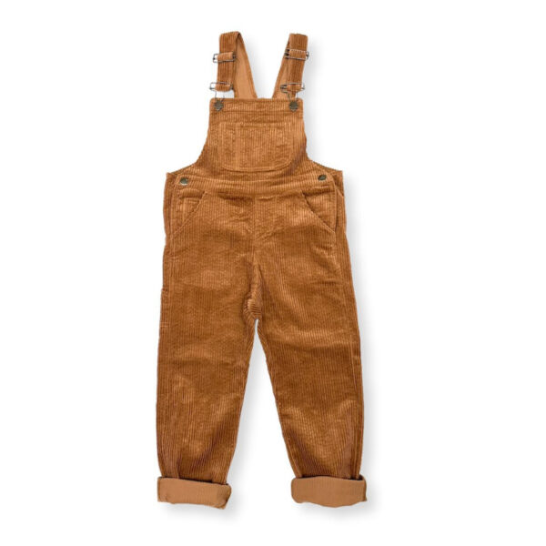 Salopette en velours Naman caramel | Apaches Collections