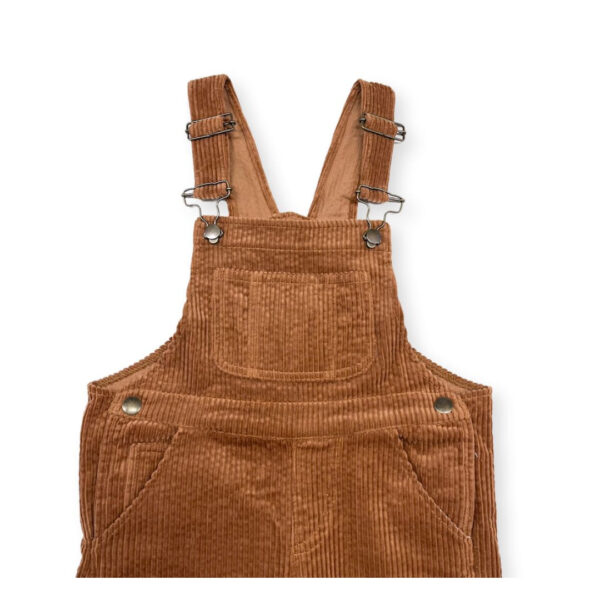 Salopette en velours Naman caramel | Apaches Collections