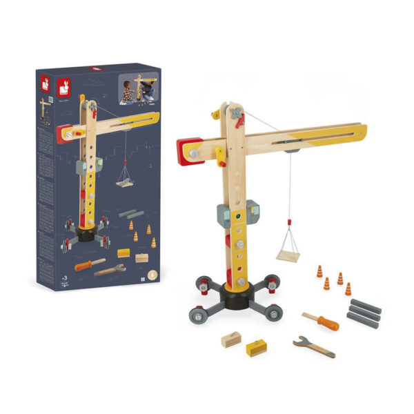 Grande grue en bois Janod