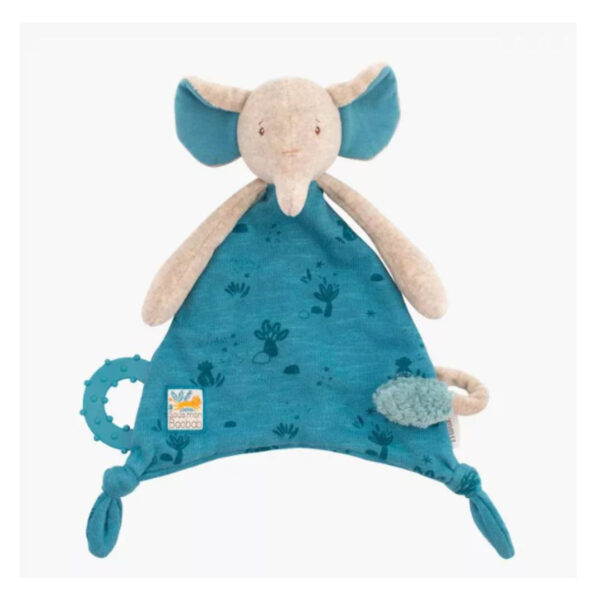 doudou attache tétine éléphant, sous mon baobab, Moulin Roty