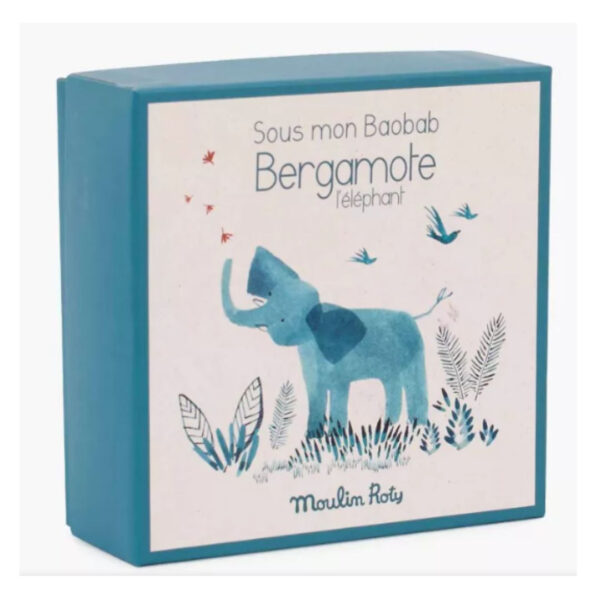 doudou attache tétine éléphant, sous mon baobab, Moulin Roty