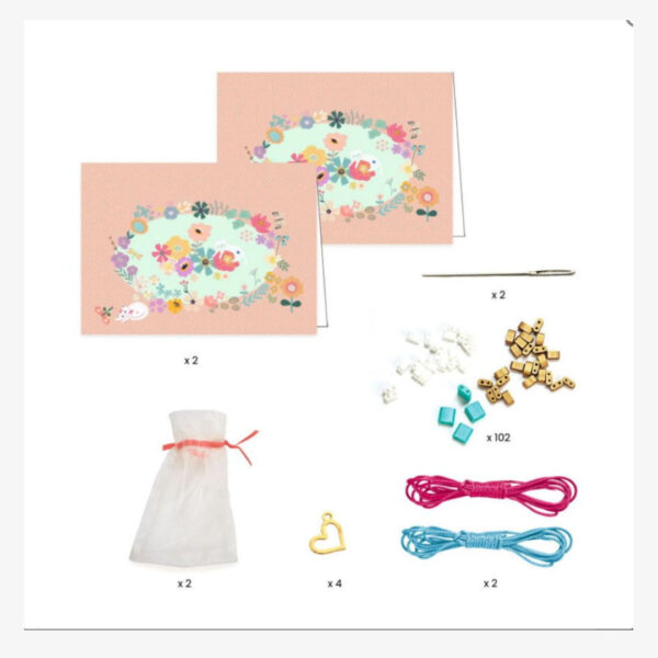 Djeco - Duo bijoux à créer | Tila et fleurs