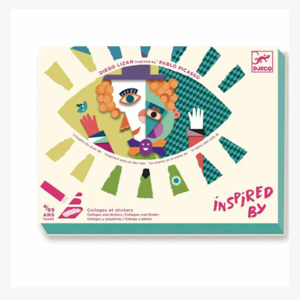 Inspired by Pablo Picasso - tête au carré - Djeco