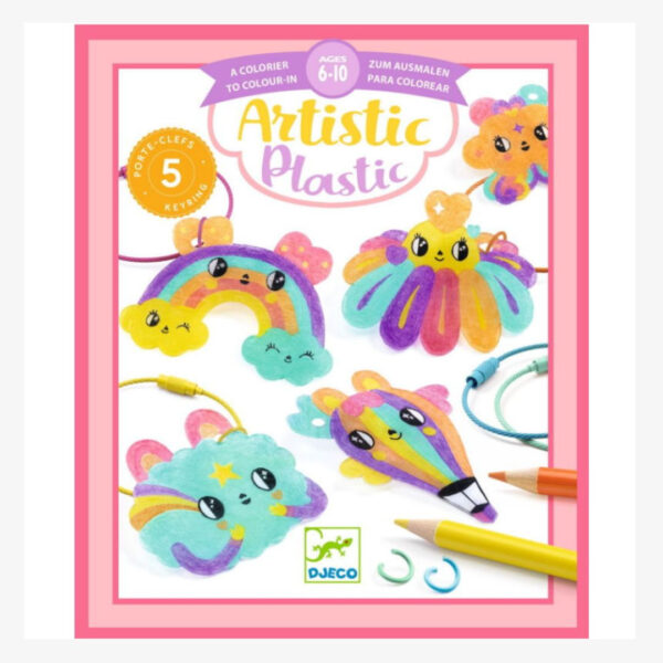 Artistic plastic, porte-clefs Kawai - Djeco