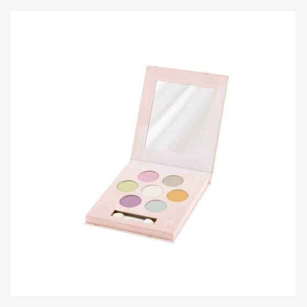 7 fards à paupières festifs dans " mon coffret secret" de la marque Namaki Cosmetics