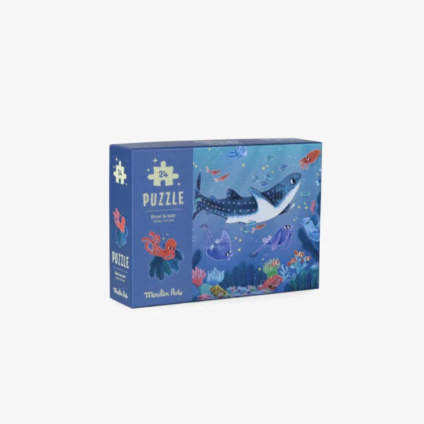 Puzzle phosphorescent sous la mer, les aventures de Paulie - Moulin Roty