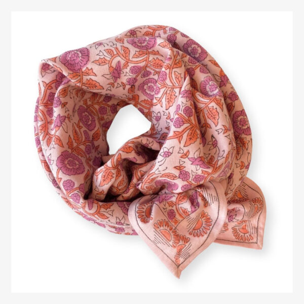 Grand foulard latika soleil, bonbon - Apaches Collections