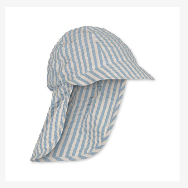 Casquette pour bébés, avec des bords, modèle glacier stripe, de la marque Konges Slojd