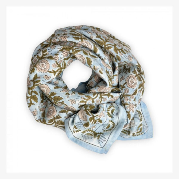 Grand foulard Latika, collection "soleil" piscine, de la marque Apaches Collections.