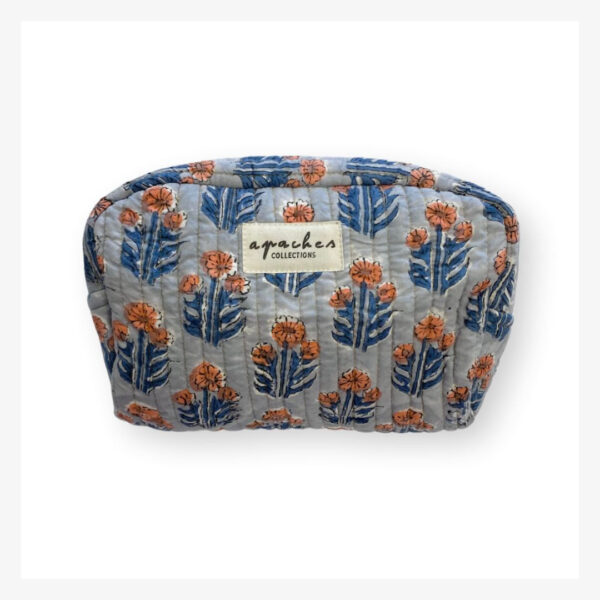 Petite trousse Gaya, modèle tempête - Apaches Collections
