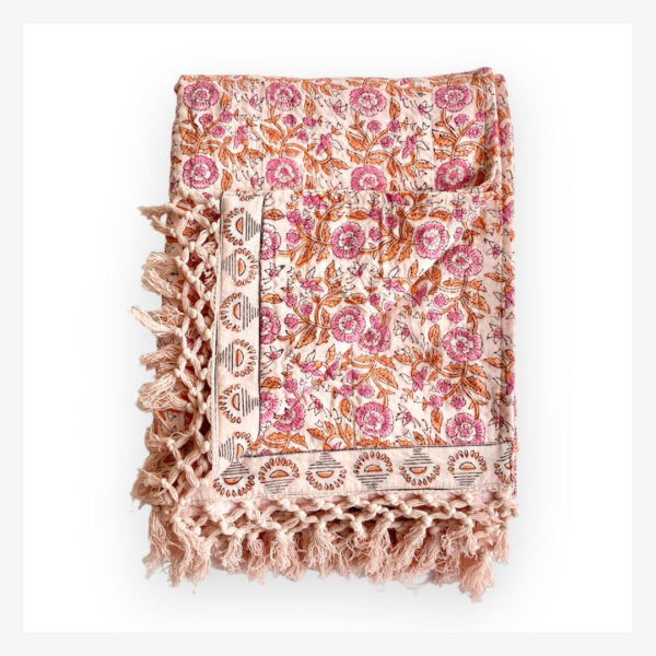 Fouta kota, soleil bonbon, de la marque Apaches Collections