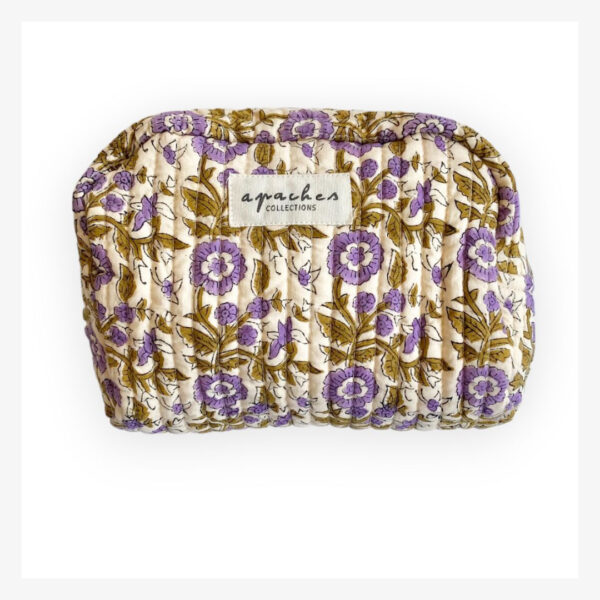 Petite trousse Gaya, soleil Amande - Apaches Collections