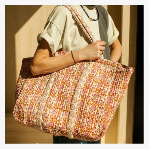 Sac cabas samba, modèle soleil bonbon - Apaches Collections