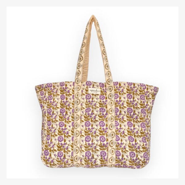 Sac cabas samba, modèle soleil amande - Apaches Collections