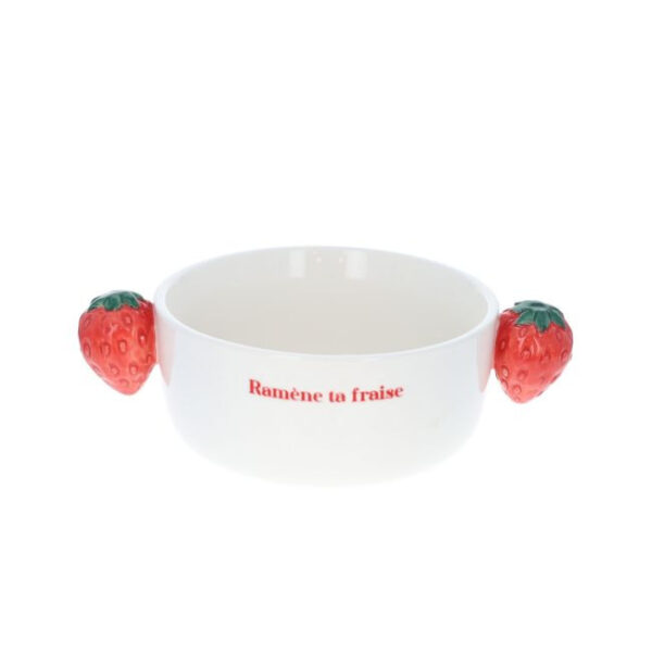 Bol fraise en céramique de la marque Le petit souk