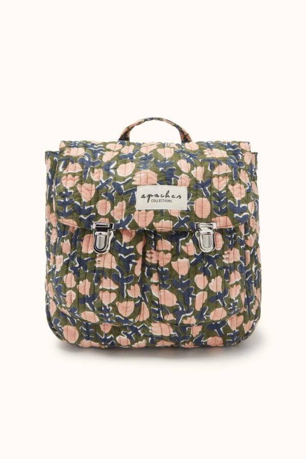sac a dos suji tulipe kaki de la marque apaches collections