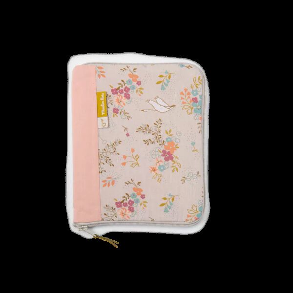 protège carnet de santé fleurs de la marque Moulin Roty