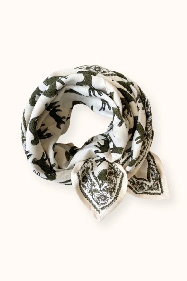 grand foulard latika bengale eucalyptus de la marque Apaches Collections